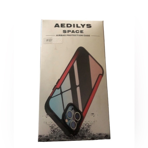 AEDILYS Space Airbag Protection iPhone 12 Pro Max Case 2020 6.7” Black NIB - Picture 1 of 5